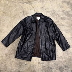 Vintage Lambskin Worthington leather jacket coat
